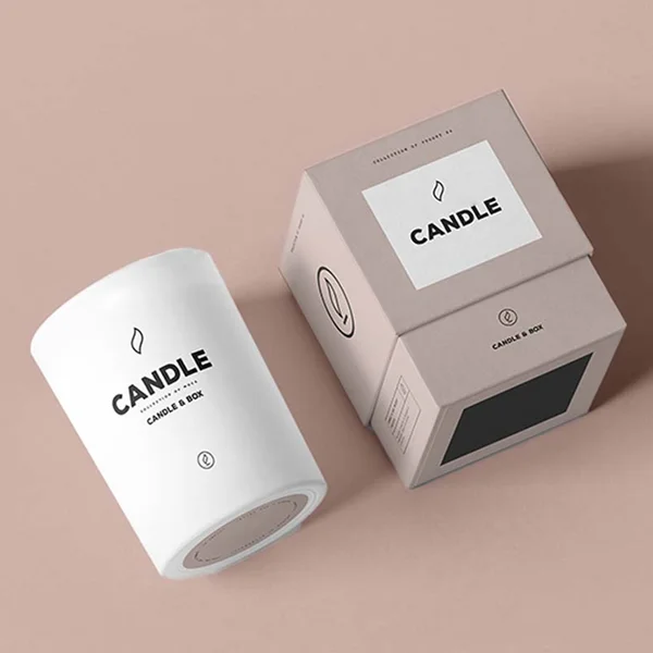 Custom White Candle Boxes